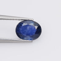 1.35-1.96 cts natural blue sapphire loose gemstone oval cut
