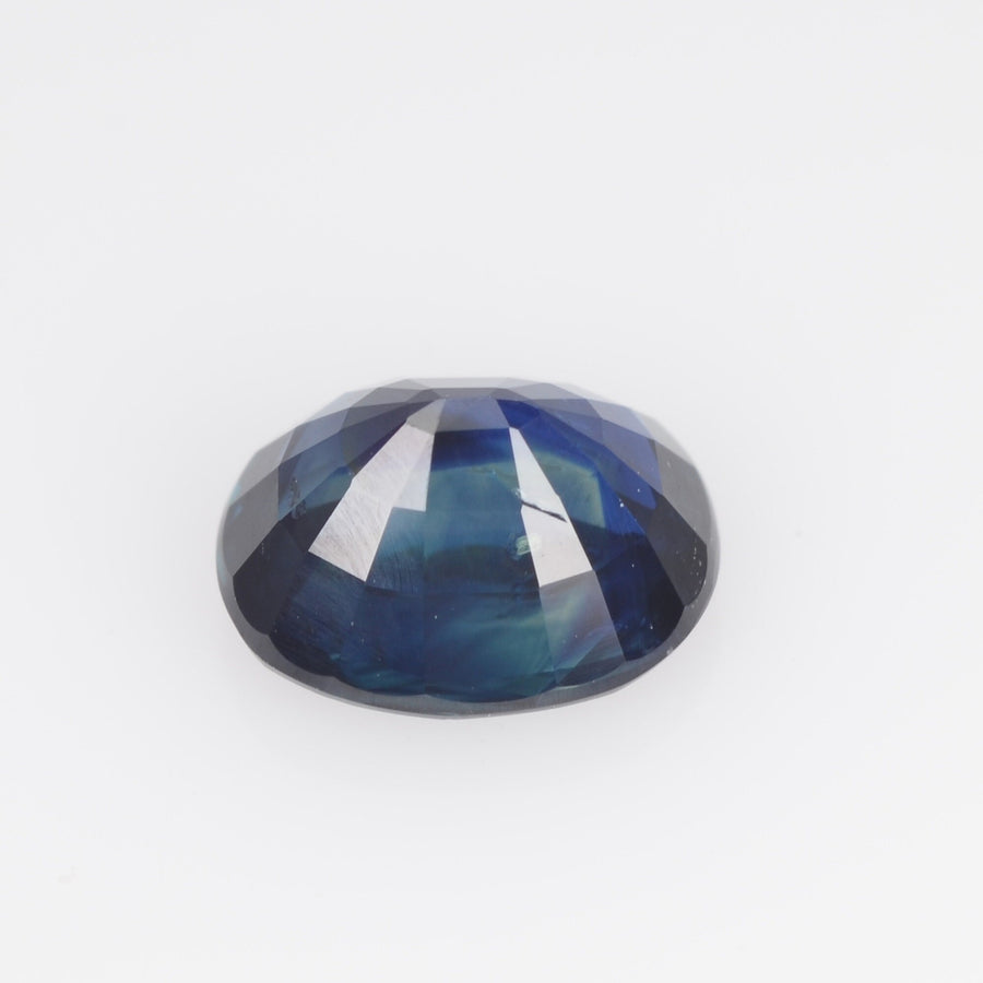 1.42 cts Natural Teal Bluish Green Sapphire Loose Gemstone Oval Cut