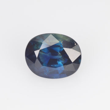 1.42 cts Natural Teal Bluish Green Sapphire Loose Gemstone Oval Cut