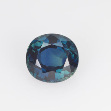 1.43 cts Natural Teal Bluish Green Sapphire Loose Gemstone Oval Cut