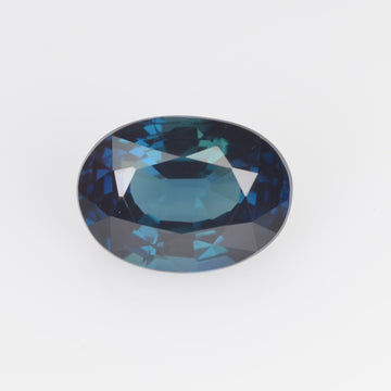 1.46 cts Natural Teal Bluish Green Sapphire Loose Gemstone Oval Cut