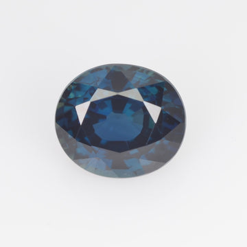 1.73 cts Natural Teal Bluish Green Sapphire Loose Gemstone Oval Cut