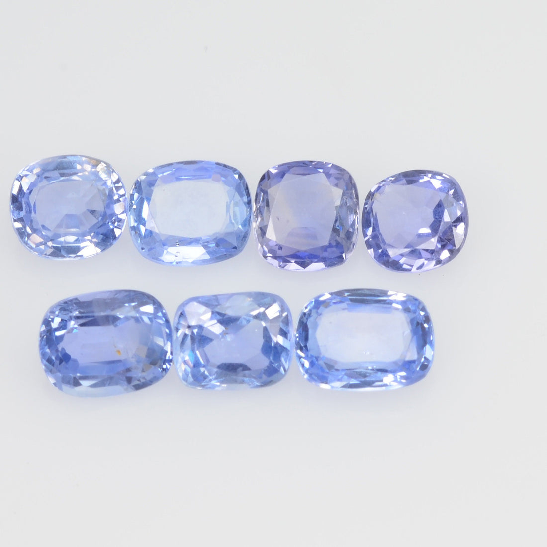 LOTS: Unheated Natural Blue Sapphire Loose Gemstone Oval & Cushion Cut