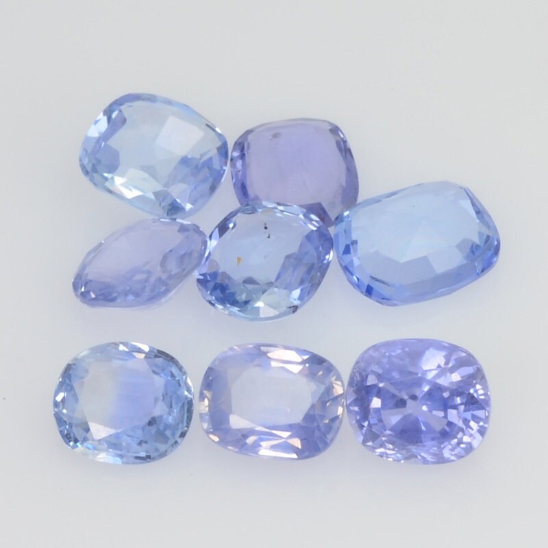 Lots Natural Blue Sapphire Loose Gemstone Oval & Cushion Cut