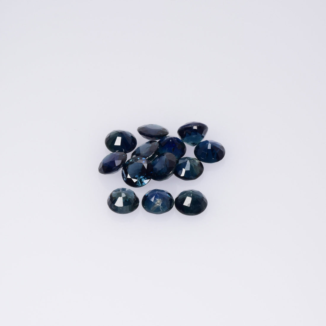 3.2-4.8 mm Natural Blue Sapphire Loose Gemstone Round Cut