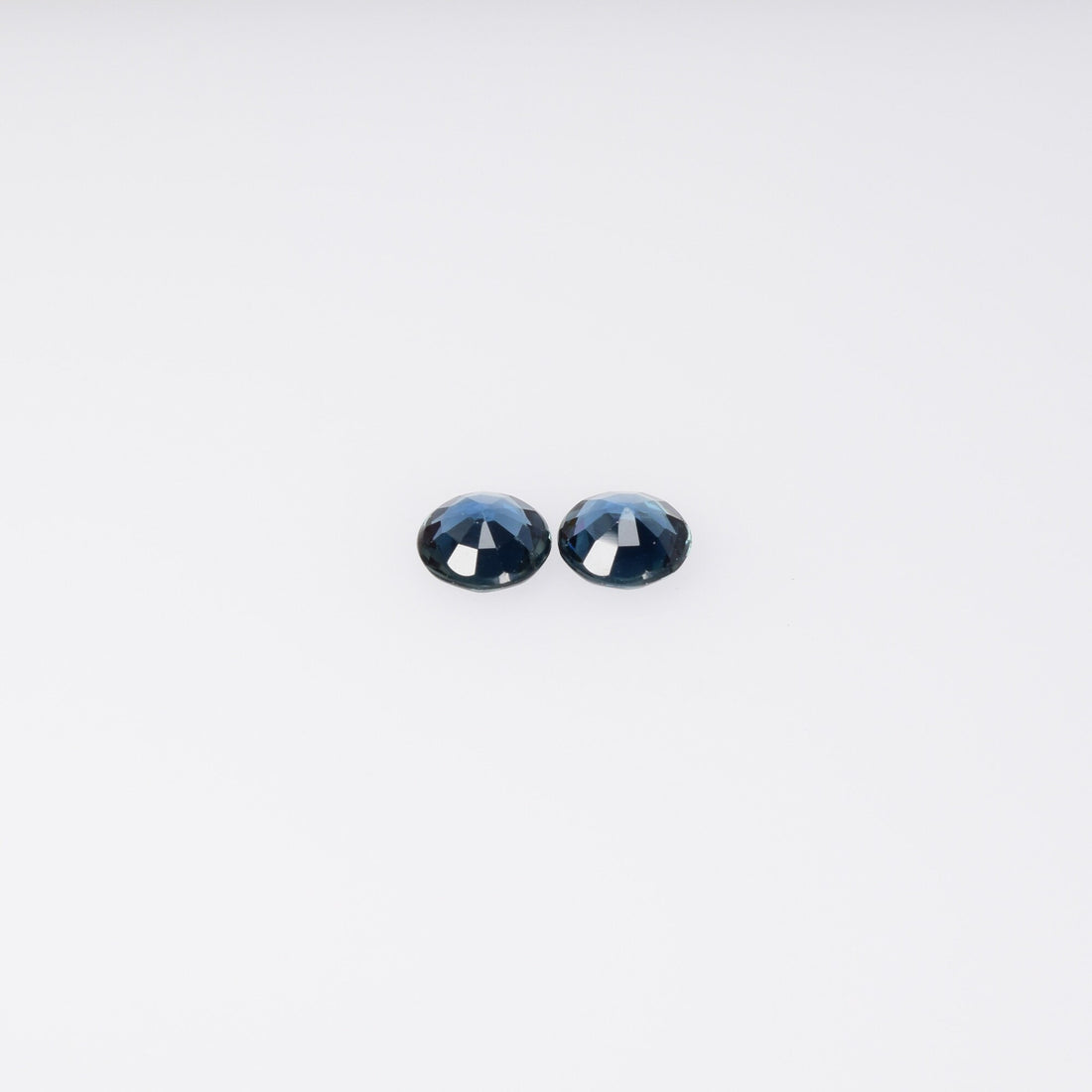 3.5-3.9 mm Natural Blue Sapphire Loose Pair Gemstone Round Cut