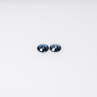 3.5-3.9 mm Natural Blue Sapphire Loose Pair Gemstone Round Cut