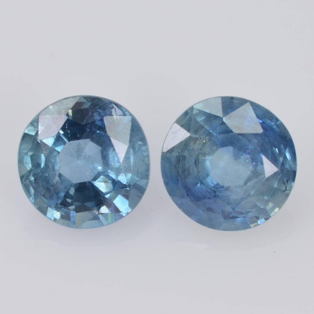 5.9-6.0 MM Natural Blue Sapphire Loose Pair Gemstone Round Cut