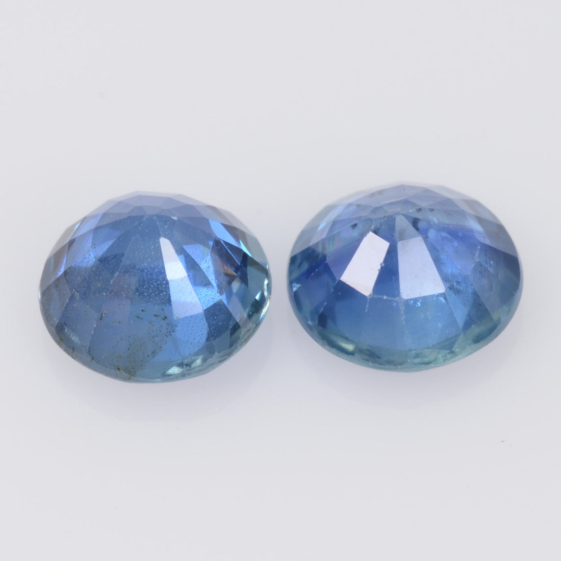 5.9-6.0 MM Natural Blue Sapphire Loose Pair Gemstone Round Cut