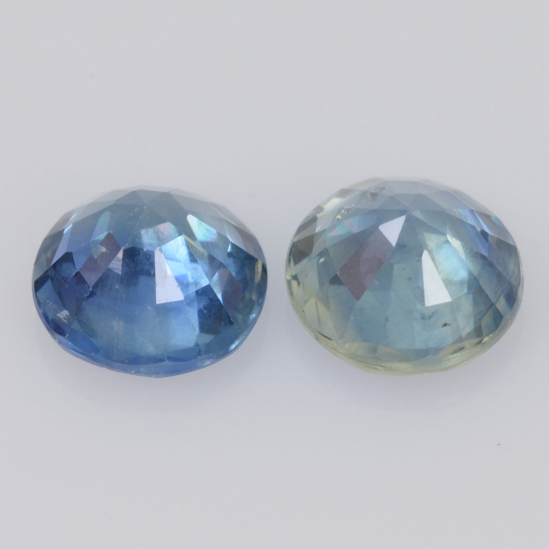 5.9-6.0 MM Natural Blue Sapphire Loose Pair Gemstone Round Cut