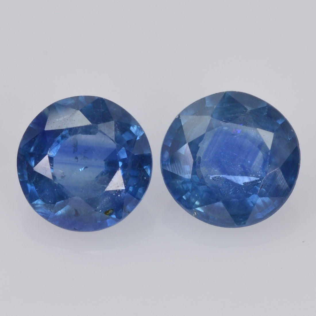 5.9-6.0 MM Natural Blue Sapphire Loose Pair Gemstone Round Cut