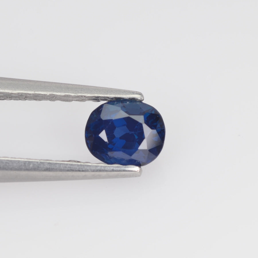 0.44-0.62 Cts Natural Blue Sapphire Loose Gemstone Oval Cut