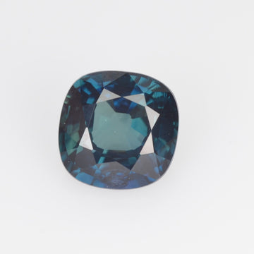 1.54 cts Natural Teal Bluish Green Sapphire Loose Gemstone Cushion Cut
