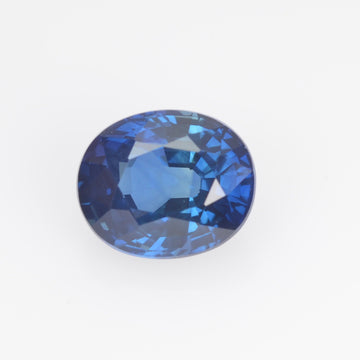 1.58 cts Natural Blue Sapphire Loose Gemstone Oval Cut