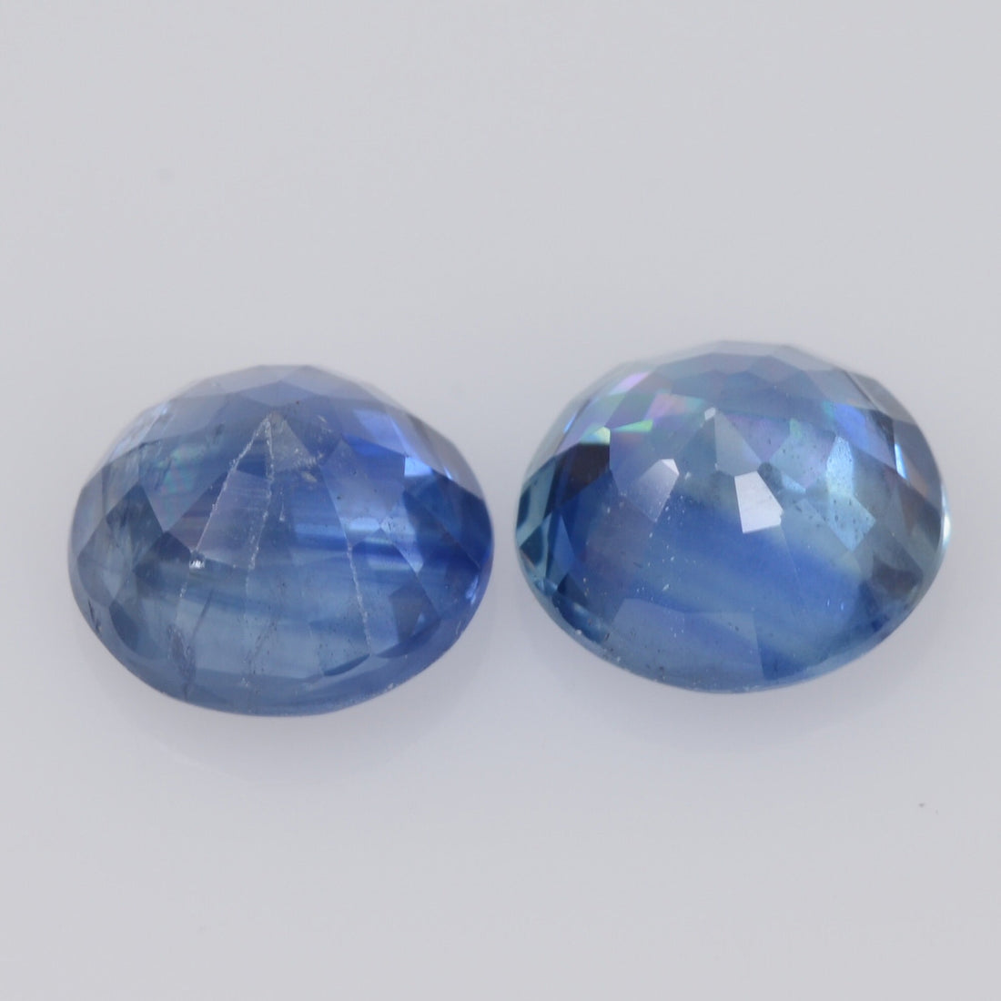 5.8-5.9 MM Natural Blue Sapphire Loose Pair Gemstone Round Cut