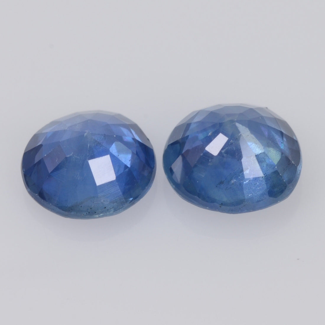 5.9-6.0 MM Natural Blue Sapphire Loose Pair Gemstone Round Cut