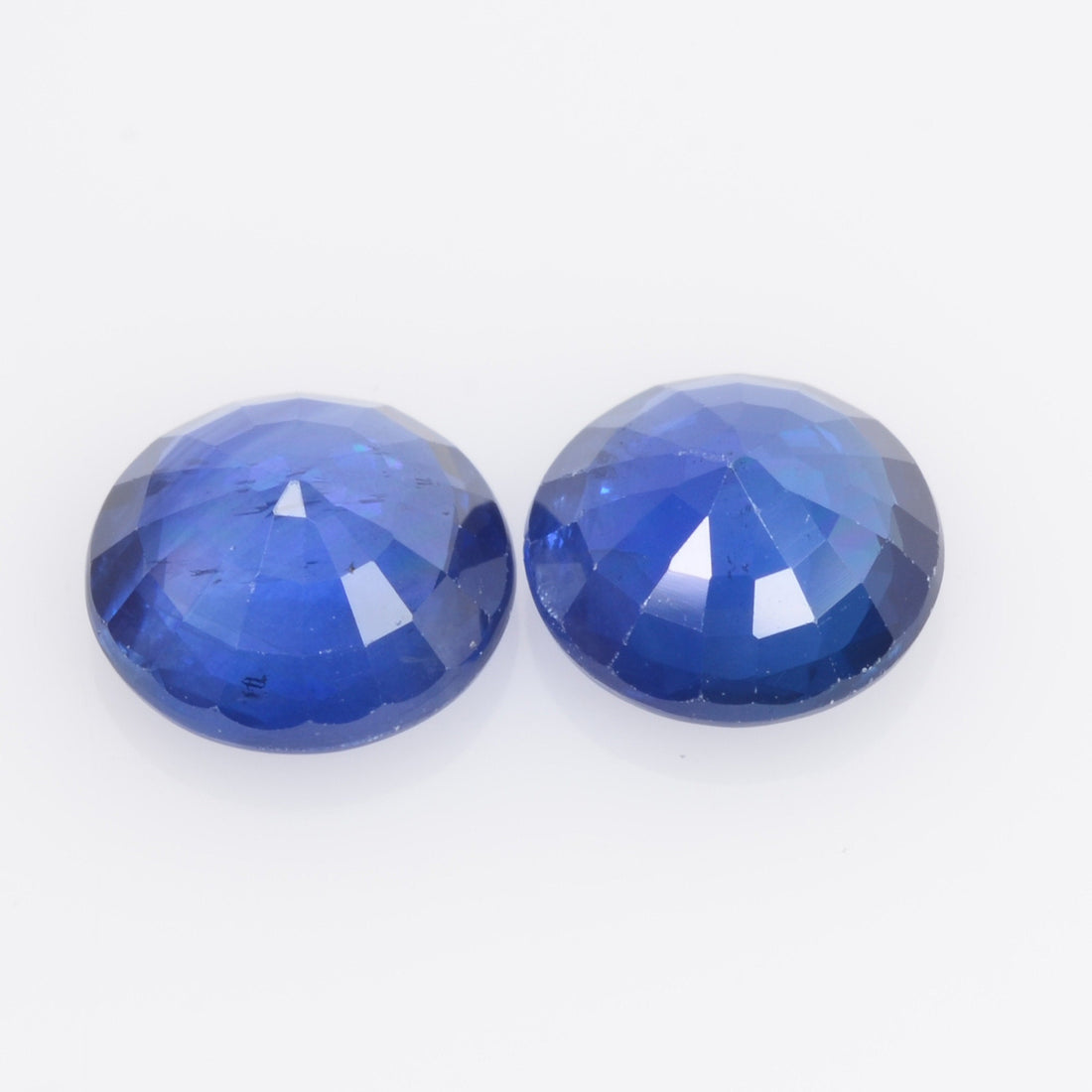 6.2 MM Natural Blue Sapphire Loose Pair Gemstone Round Cut