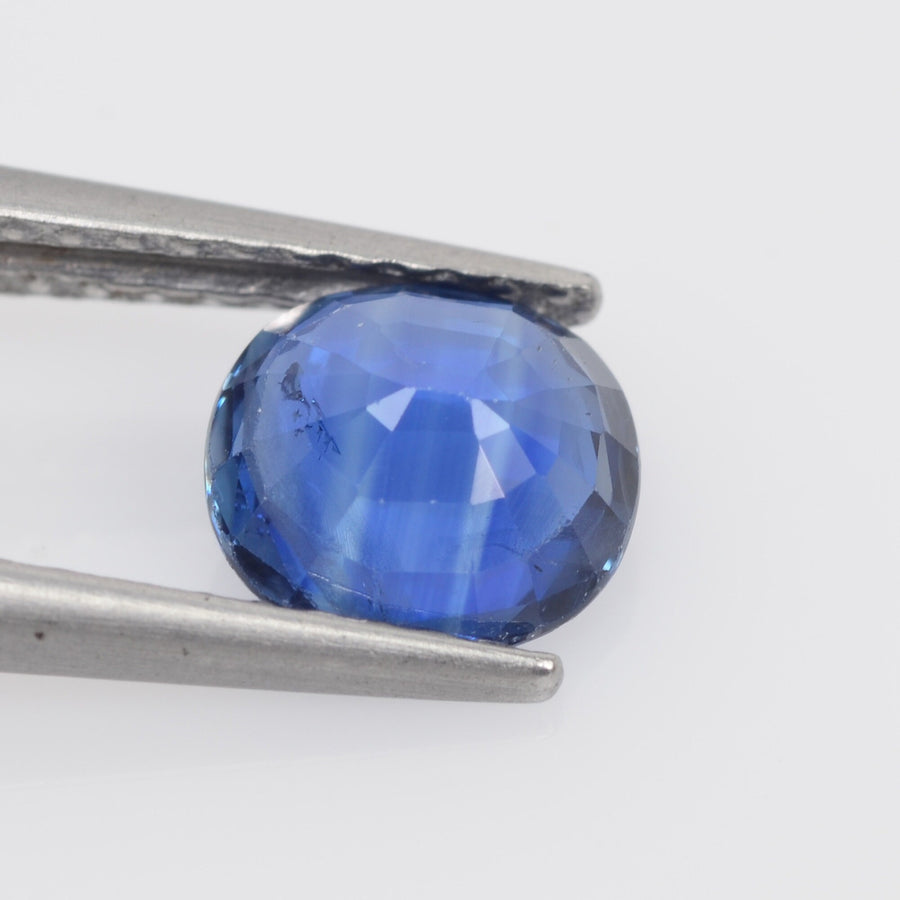 6.1-5.9 mm Natural Blue Sapphire Loose Gemstone Roundish cushion Cut