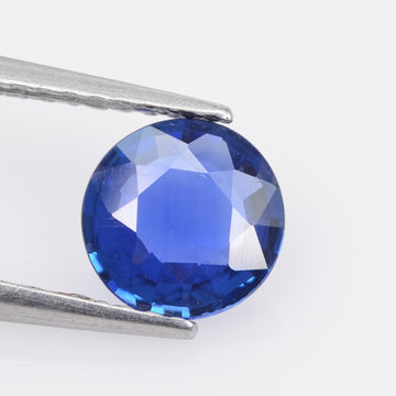 6.4 mm Natural Blue Sapphire Loose Gemstone Round Cut