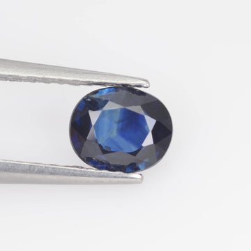 0.83-0.89 Cts Natural Blue Sapphire Loose Gemstone Oval Cut