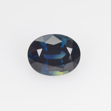 1.04 Cts Natural Parti Teal Blue Sapphire Loose Gemstone Oval Cut