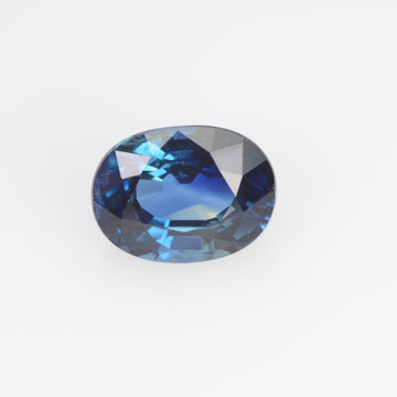 1.12 Cts Natural Teal Blue Sapphire Loose Gemstone Oval Cut