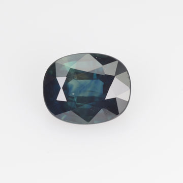 1.12 Cts Natural Teal Blue Sapphire Loose Gemstone Oval Cut