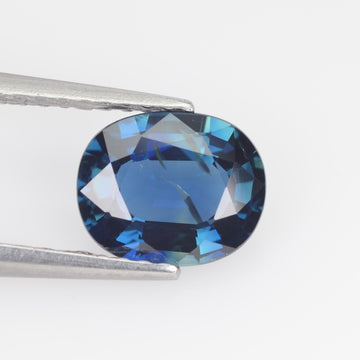 1.28 Cts Natural Blue Sapphire Loose Gemstone Oval Cut