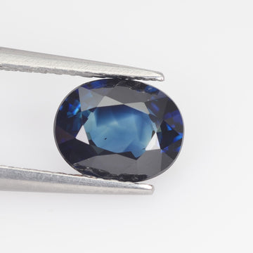 1.29 Cts Natural Blue Sapphire Loose Gemstone Oval Cut