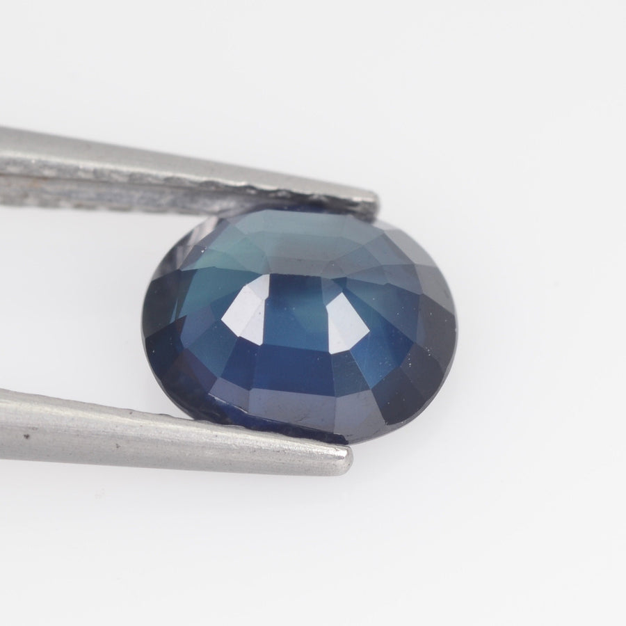 1.33 Cts Natural Teal Blue Sapphire Loose Gemstone Oval Cut