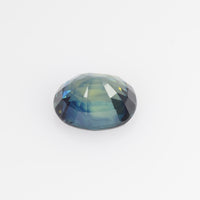 1.55 Cts Natural Teal Blue Sapphire Loose Gemstone Oval Cut