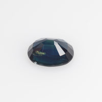 1.60 Cts Natural Teal Blue Sapphire Loose Gemstone Oval Cut