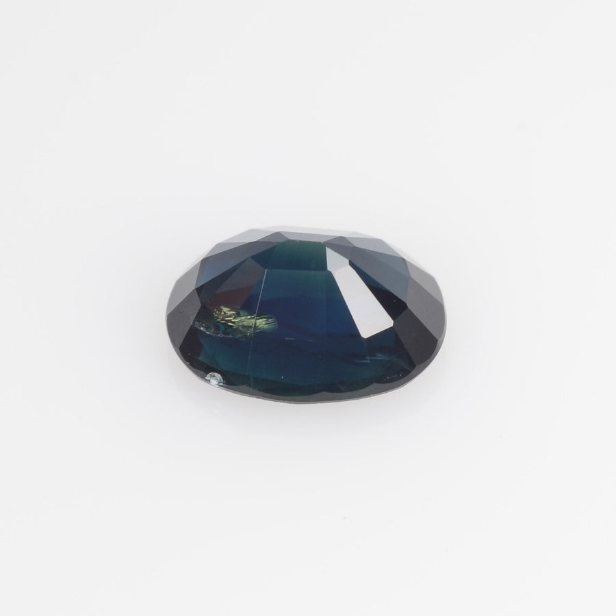 1.60 Cts Natural Teal Blue Sapphire Loose Gemstone Oval Cut