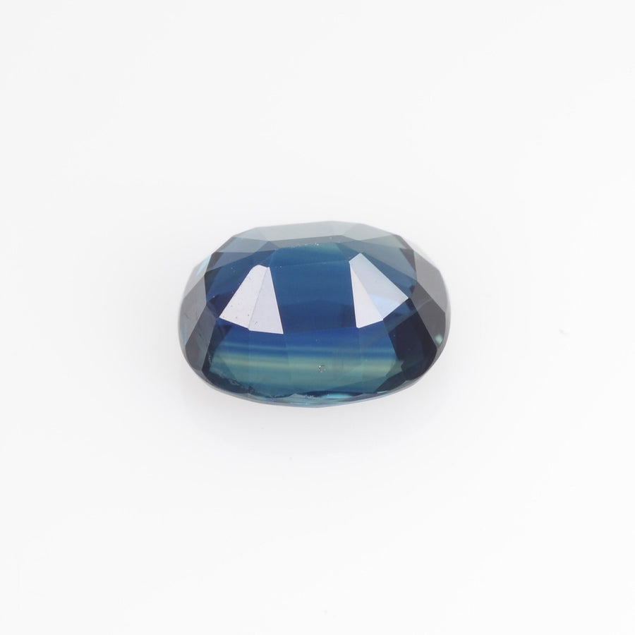 1.96 Cts Natural Teal Blue Sapphire Loose Gemstone Oval Cut