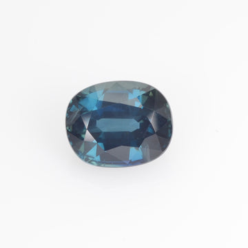 1.96 Cts Natural Teal Blue Sapphire Loose Gemstone Oval Cut