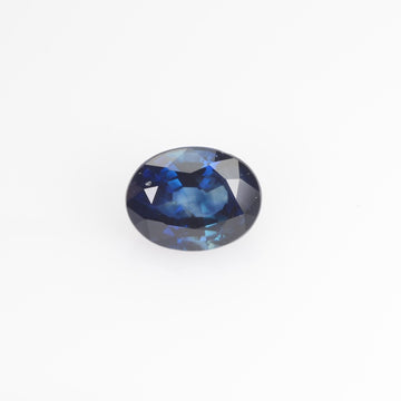 0.83 Cts Natural Teal Blue Sapphire Loose Gemstone Oval Cut