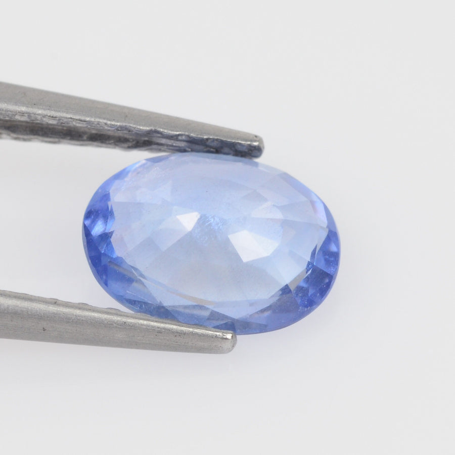 0.96-1.18 cts Unheated Natural Blue Sapphire Loose Gemstone Oval Cut