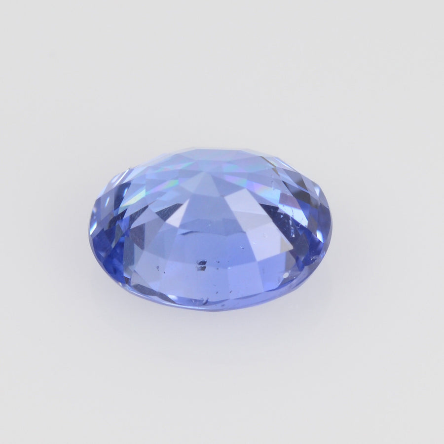 1.29-1.78 cts Unheated Natural Ice Blue Sapphire Loose Gemstone Oval Cut