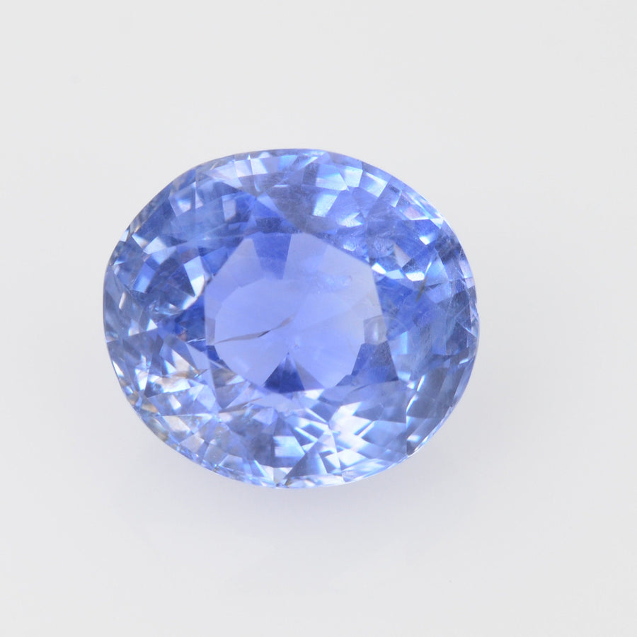 1.29-1.78 cts Unheated Natural Ice Blue Sapphire Loose Gemstone Oval Cut