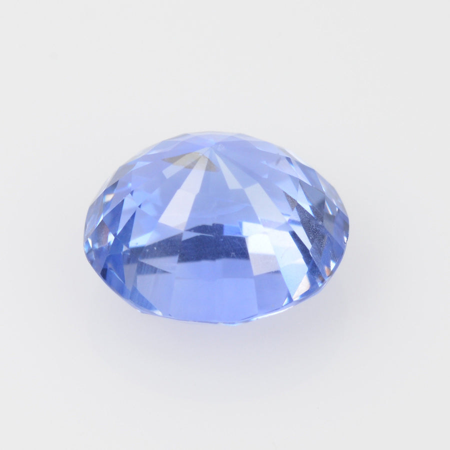 1.29-1.78 cts Unheated Natural Ice Blue Sapphire Loose Gemstone Oval Cut