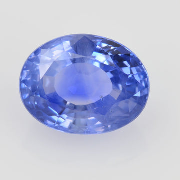 2.58 cts Unheated Natural Blue Sapphire Loose Gemstone Oval Cut