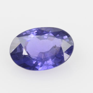 1.50 Cts Unheated Natural Violet Sapphire Loose Gemstone Oval Cut