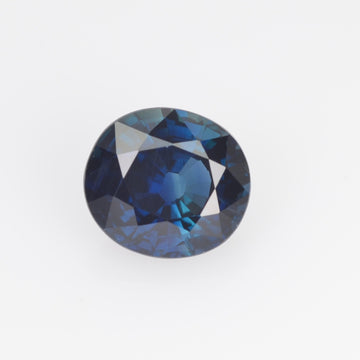 1.25 Cts Natural Teal Blue Sapphire Loose Gemstone Oval Cut