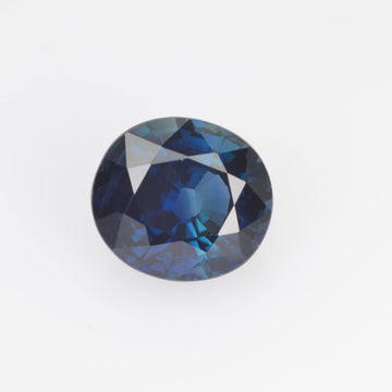 1.19 Cts Natural Teal Blue Sapphire Loose Gemstone Oval Cut
