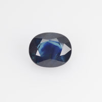 1.50 Cts Natural Teal Blue Sapphire Loose Gemstone Oval Cut