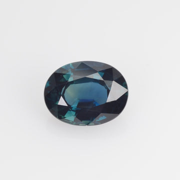 1.94 Cts Natural Teal Blue Sapphire Loose Gemstone Oval Cut