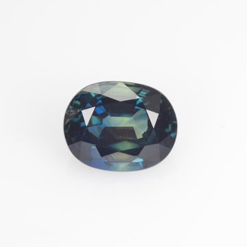 2.11 Cts Natural Teal Blue Sapphire Loose Gemstone Oval Cut