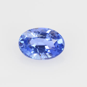0.82-0.95 cts Unheated Natural Blue Sapphire Loose Gemstone Oval Cut