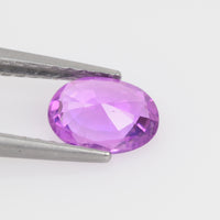 0.53-0.72 Cts Unheated Natural Pink Sapphire Loose Gemstone oval Cut