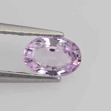 6x4 mm Natural Pastel Pink Sapphire Loose Gemstone oval Cut